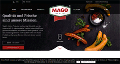 Desktop Screenshot of mago-wurst.de